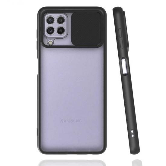 Galaxy Uyumlu A22 4G Kılıf Zore Lensi Kapak