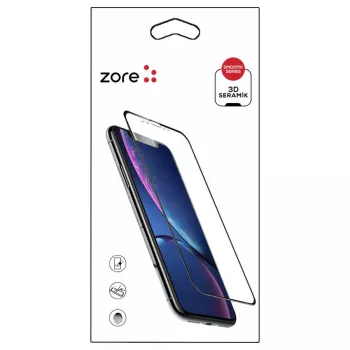 iPhone Uyumlu 12 Pro Max Zore 3D Seramik Ekran Koruyucu