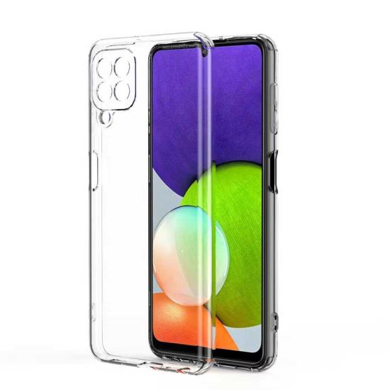 Galaxy Uyumlu M22 Kılıf Zore Kamera Korumalı Süper Silikon Kapak