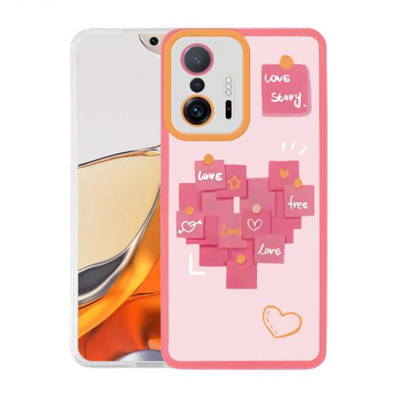 Xiaomi Uyumlu  Mi 11T 5G Kılıf Zore M-Fit Desenli Kapak