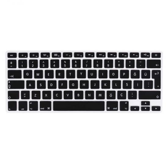 Macbook Uyumlu 15.4’ Pro Retina Zore Klavye Koruyucu Silikon Ped