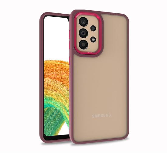 Galaxy Uyumlu A73 Kılıf Zore Flora Kapak