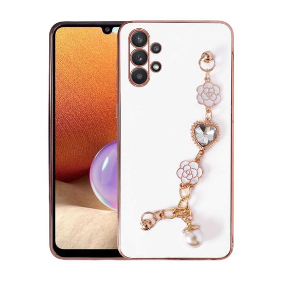 Galaxy Uyumlu A32 4G Kılıf El Tutamaçlı Kamera Korumalı Zore Taka Silikon Kapak