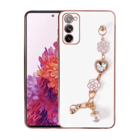 Galaxy Uyumlu S20 FE Kılıf El Tutamaçlı Kamera Korumalı Zore Taka Silikon Kapak