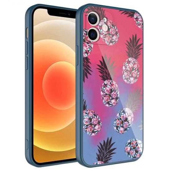 iPhone Uyumlu 11 Kılıf Kamera Korumalı Desenli Sert Silikon Zore Epoksi Kapak