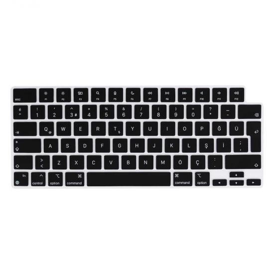 Macbook Uyumlu 13.6’ Air 2022 M2 A2681 Zore Klavye Koruyucu Silikon Ped