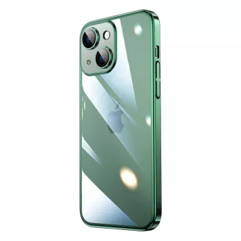 iPhone Uyumlu 14 Plus Kılıf Sert PC Renkli Çerçeveli Zore Riksos Kapak