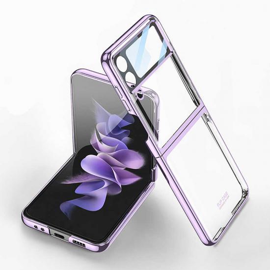 Galaxy Uyumlu Z Flip 4 Kılıf Zore Kıpta Lensli Kapak