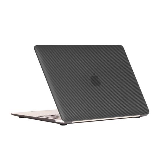 Apple Macbook 13.3’ Air 2020 A2337 Zore MSoft Araçbon Fiber Tasarımlı Kapak