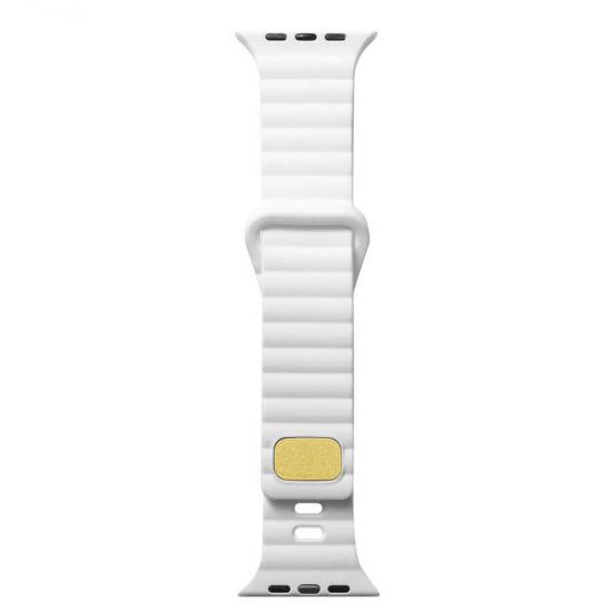 Apple Watch Ultra 49mm Zore KRD-73 Silikon Kordon-Beyaz