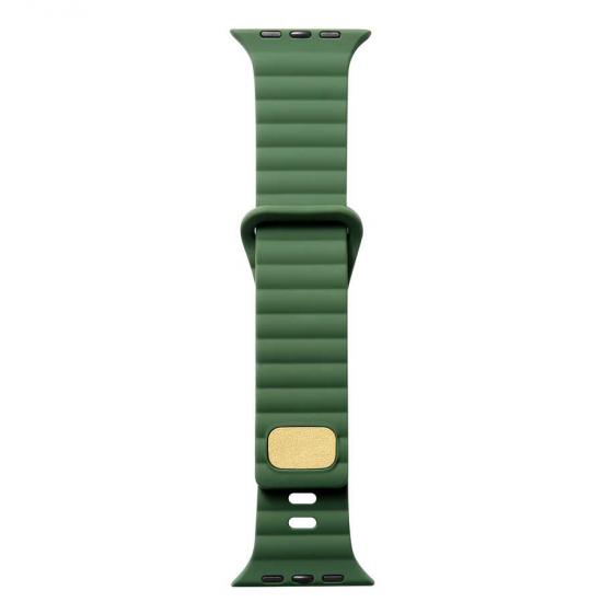 Apple Watch Ultra 49mm Zore KRD-73 Silikon Kordon-Koyu yeşil