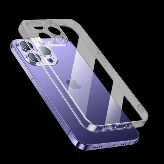 iPhone Uyumlu 13 Pro Kılıf Şeffaf Sert PC Zore Vayt Kapak