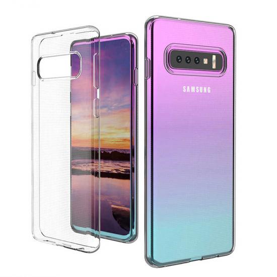 Galaxy Uyumlu S10 Plus Kılıf Zore Kamera Korumalı Süper Silikon Kapak
