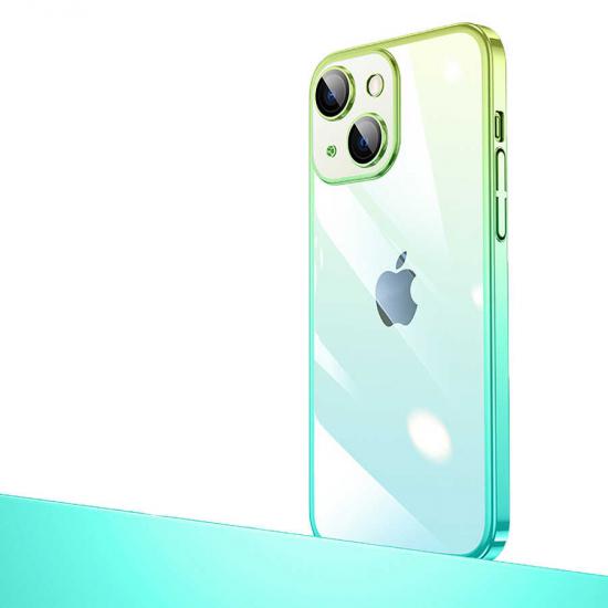 iPhone Uyumlu 13 Kılıf Parlak Renk Geçişli Kamera Korumalı Zore Senkron Kapak
