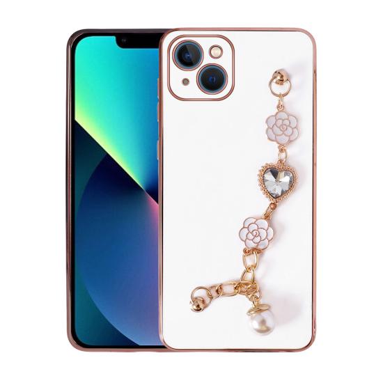 iPhone Uyumlu 14 Kılıf El Tutamaçlı Kamera Korumalı Zore Taka Silikon Kapak