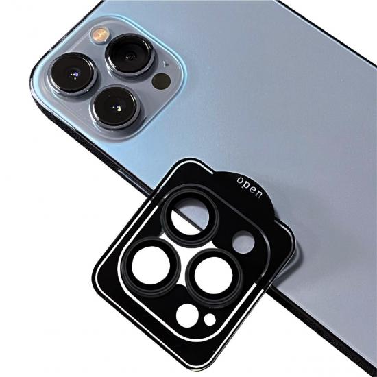 iPhone Uyumlu 14 Pro Zore CL-11 Safir Parmak İzi Bırakmayan Anti-Reflective Kamera Lens Koruyucu