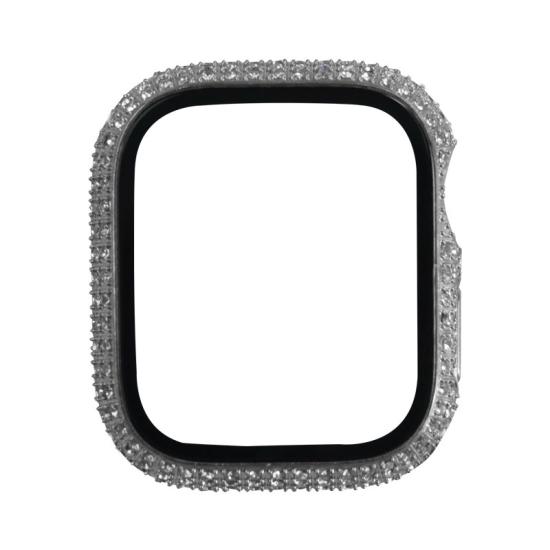 Watch 7 41mm Zore Watch Gard 24 Kenarları Taşlı Sert PC Kasa Ve Ekran Koruyucu