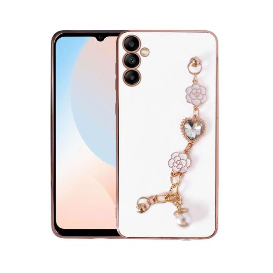 Galaxy Uyumlu A14 Kılıf El Tutamaçlı Kamera Korumalı Zore Taka Silikon Kapak