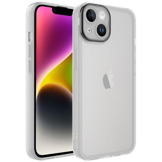iPhone Uyumlu 13 Kılıf Kamera Korumalı Transparan Zore Post Kapak
