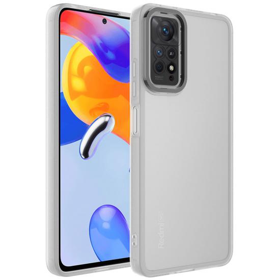 Xiaomi Uyumlu  Redmi Note 11 Pro 5G Kılıf Kamera Korumalı Transparan Zore Post Kapak
