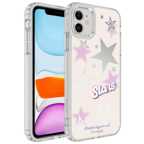 iPhone Uyumlu 12 Kılıf Airbagli Parlak Tasarımlı Zore Mimbo Kapak