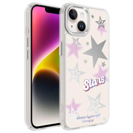 iPhone Uyumlu 13 Kılıf Airbagli Parlak Tasarımlı Zore Mimbo Kapak