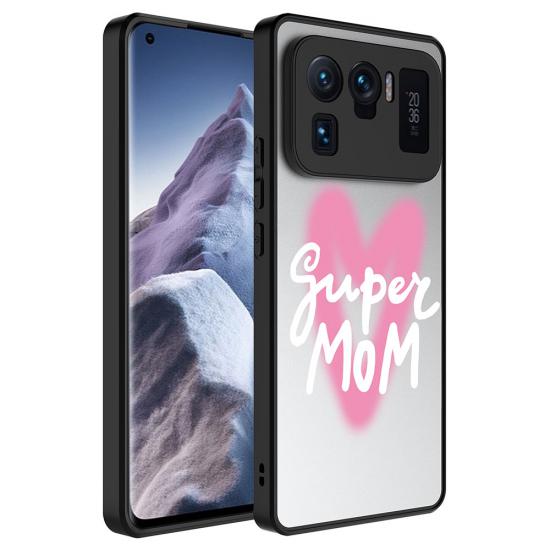 Xiaomi Uyumlu  Mi 11 Ultra Kılıf Aynalı Desenli Kamera Korumalı Parlak Zore Mirror Kapak
