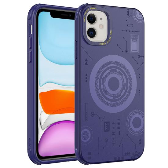 iPhone Uyumlu 11 Kılıf Zore Wireless Şarj Özellikli Desenli Hot Kapak