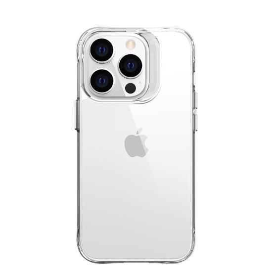 iPhone Uyumlu 14 Pro Max Kılıf Zore Şeffaf Ultra İnce Airbag Tasarımlı Okka Kapak