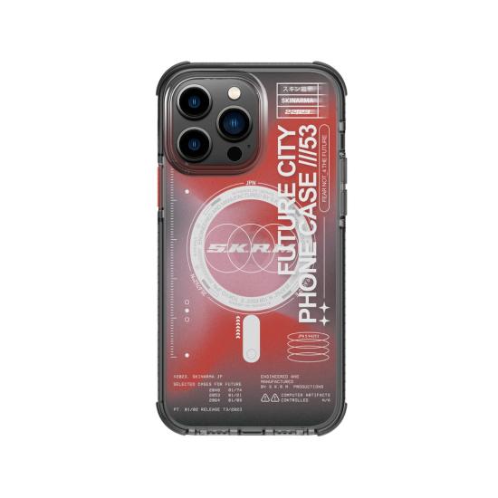 iPhone Uyumlu 14 Pro Max Kılıf SkinArma Şeffaf Airbag Tasarımlı M-safe Şarj Özellikli Shorai Kapak