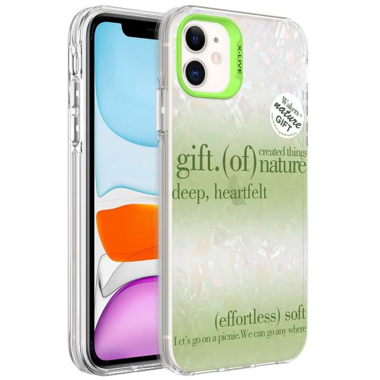 iPhone Uyumlu 11 Kılıf Mermer Desenli Zore Marbello Kapak