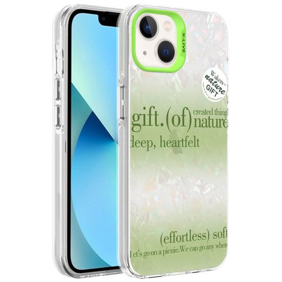 iPhone Uyumlu 13 Kılıf Mermer Desenli Zore Marbello Kapak