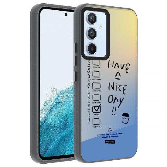 Galaxy Uyumlu A14 Kılıf Desenli Zore Dragon Sert Kapak