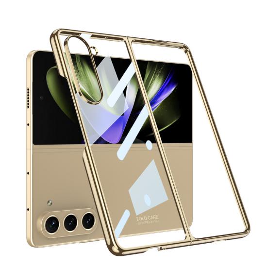 Galaxy Uyumlu Z Fold 5 Kılıf Zore Full Camlı Kıpta Kapak