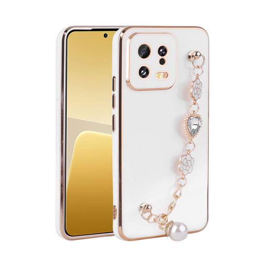 Xiaomi Uyumlu  Mi 13 Kılıf El Tutamaçlı Kamera Korumalı Zore Taka Silikon Kapak