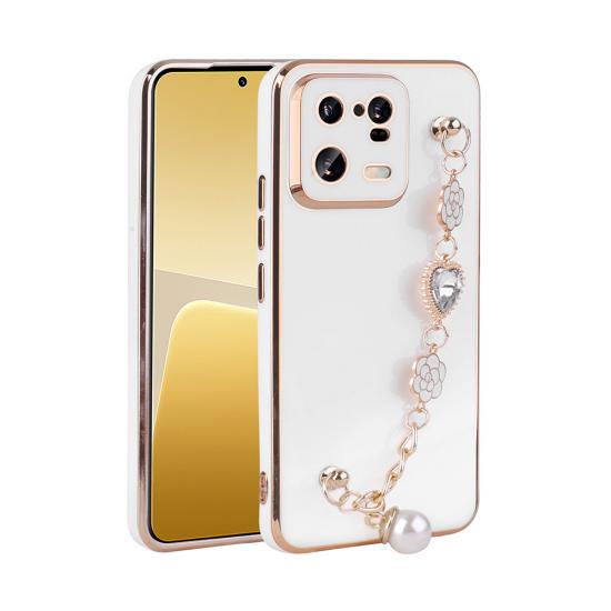 Xiaomi Uyumlu  Mi 13 Pro Kılıf El Tutamaçlı Kamera Korumalı Zore Taka Silikon Kapak