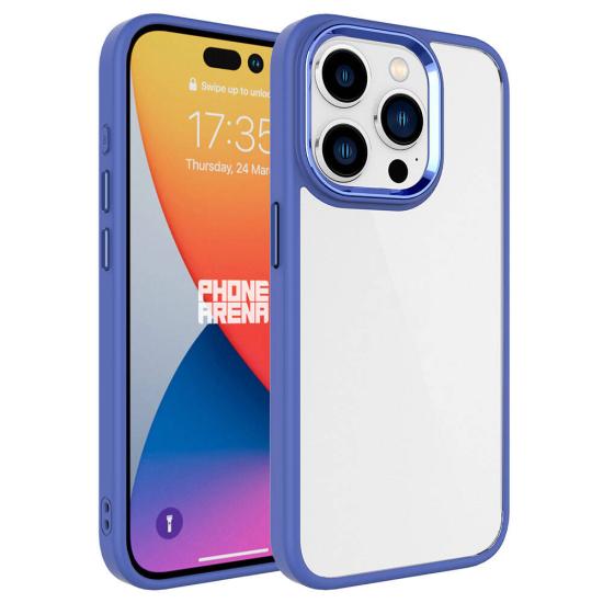 iPhone Uyumlu 15 Pro Kılıf Zore Krom Kapak