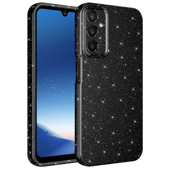 Galaxy Uyumlu A24 Kılıf Kamera Korumalı Simli Lüks Zore Koton Kapak