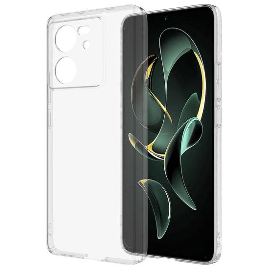 Xiaomi Uyumlu  Mi 13T Pro Kılıf Nano Oleofobik Özellikli Sert Arka Yüzey Zore Droga Kapak