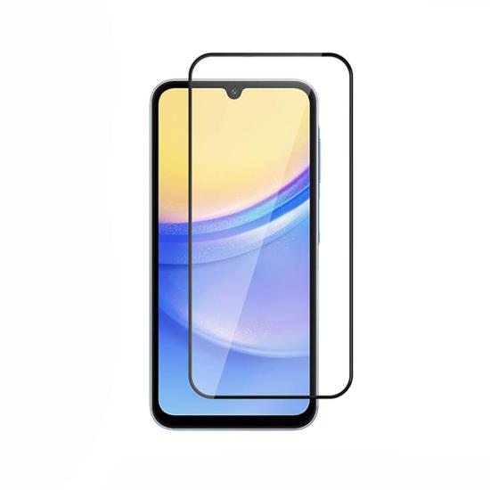 Galaxy Uyumlu A15 Zore Kenarları   Dayanıklı Cam Ekran Koruyucu