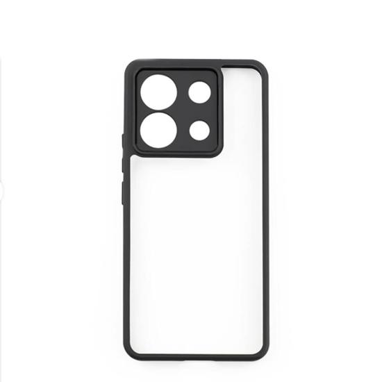 Xiaomi Uyumlu  Redmi Note 13 Pro 5G Kılıf Kamera Korumalı Şeffaf Arka Yüzey Zore New Roll Kapak