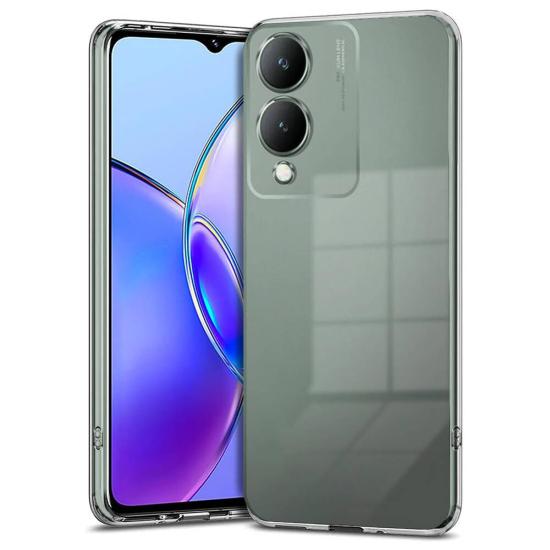 Vivo Y17S Kılıf Zore Süper Silikon Kapak