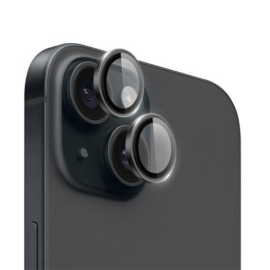 iPhone Uyumlu 15 Wiwu LG-004 PVD Lens Guard Metal Kamera Lens Koruyucu