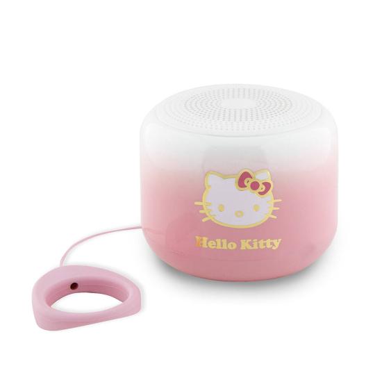Hello Kitty Renk Geçişli Elektroplating Logolu Parmak Tutamaçlı Mini Bluetooth Speaker Hoparlör