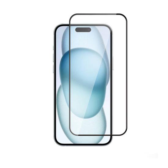 iPhone Uyumlu 14 Pro ​​​​​​​​​​​​Zore 3D Rika Temperli Cam Ekran Koruyucu
