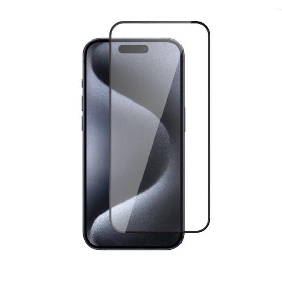 iPhone Uyumlu 15 Pro Max Zore 3D Rika Temperli Cam Ekran Koruyucu