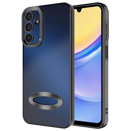 Galaxy Uyumlu A15 Kılıf Kamera Korumalı Logo Gösteren Zore Omega Kapak