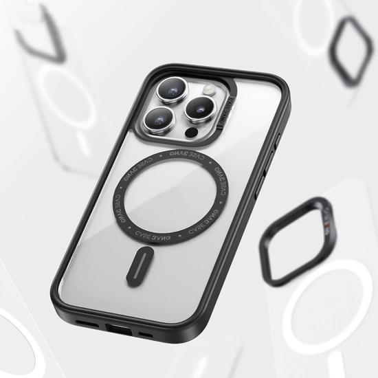 iPhone Uyumlu 14 Pro Kılıf Magsafe Şarj Özellikli Casebang Body Frame Kapak