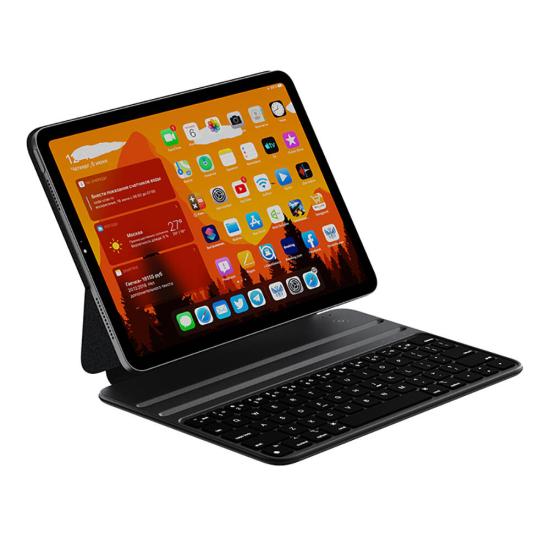 iPad Uyumlu Air 10.9 2022 (10.Nesil) Wiwu F15 Klavyeli Standlı Magnetik Kılıf