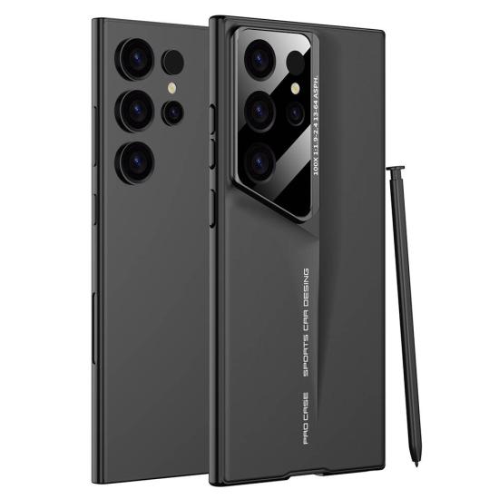 Galaxy Uyumlu S23 Ultra Kılıf Ultra İnce Kamera Korumalı Sert Rubber Zore Procase Kapak